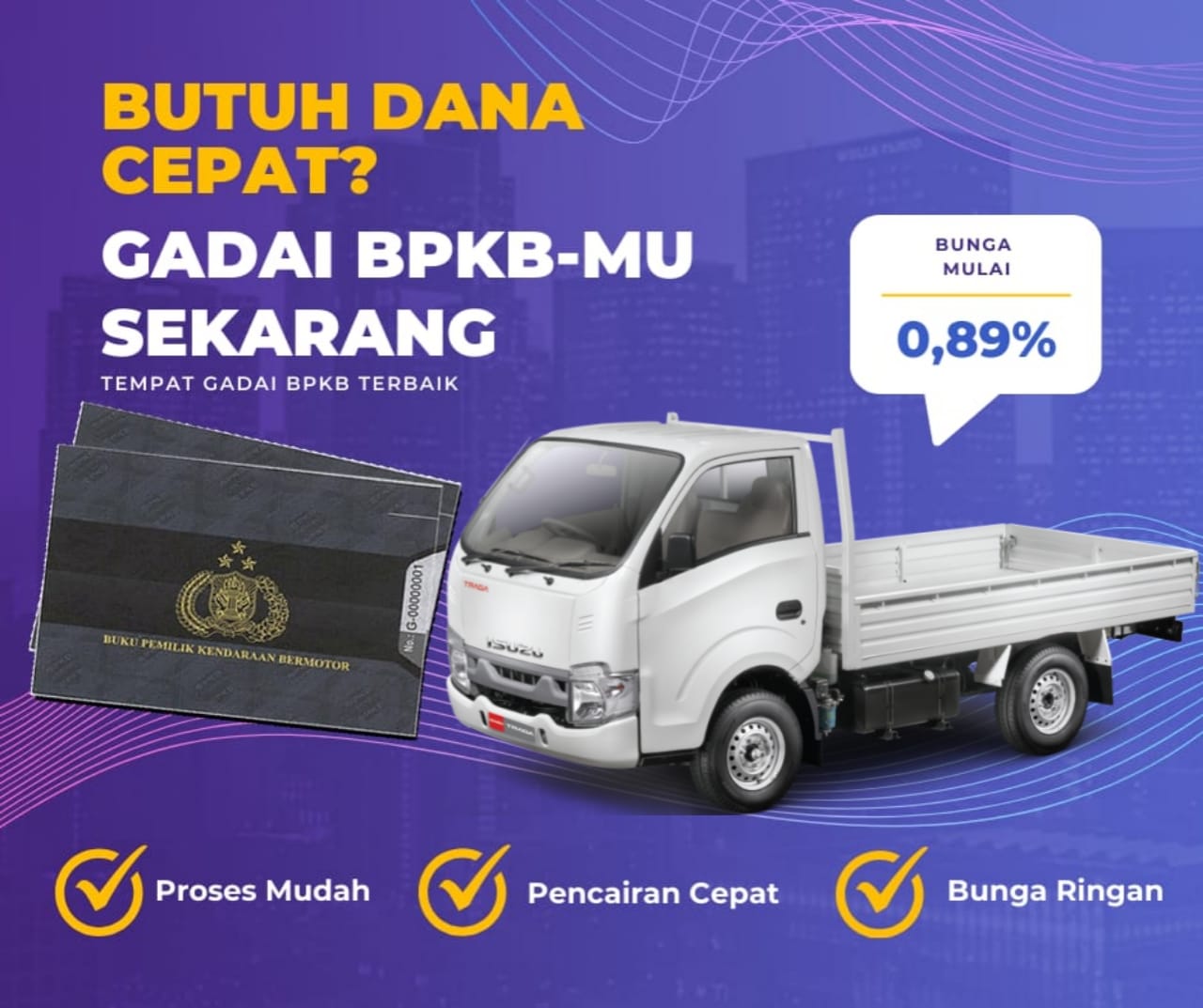 Pinjaman Dana Jaminan Bpkb Mobil Isuzu Traga Dapat Pinjaman Berapa? Seperti Ini Simulasinya